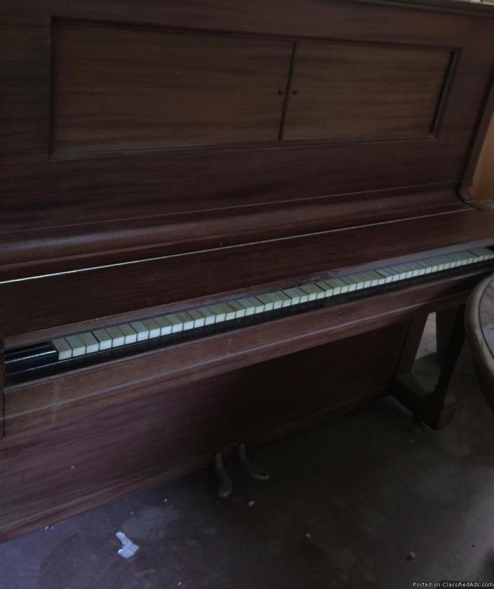 Antique piano - Steinway duo art pianola w/60 songs, 1