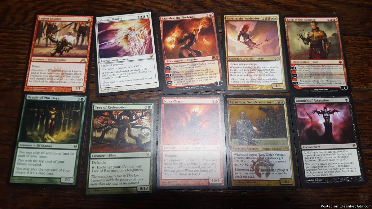 20 Rare magic cards, like new condition, various values, 1