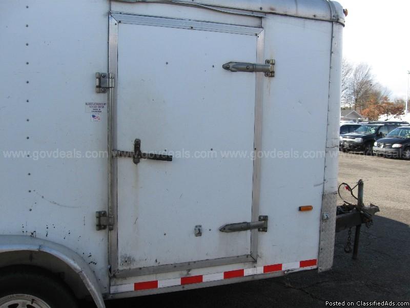 2004 10' X 6' US Cargo Enclosed Trailer with various lawn Equipment, 3
