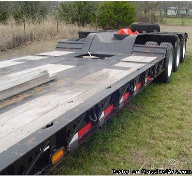 2013 XL Specialized RGN Extendable Trailer For Sale in Baird, Texas  79504