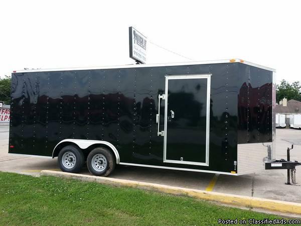 Enclosed Cargo Trailers - Different Sizes, 0