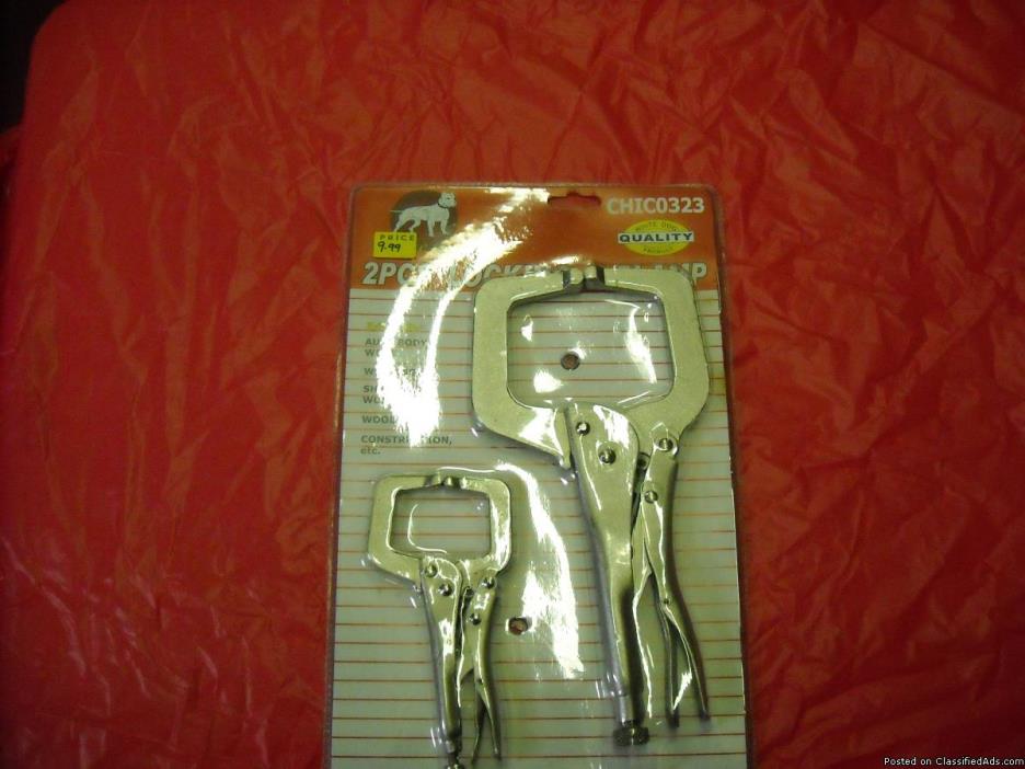 New Locking C Clamps & Plier Sets, 2