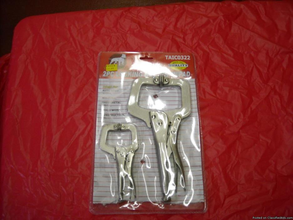 New Locking C Clamps & Plier Sets, 3