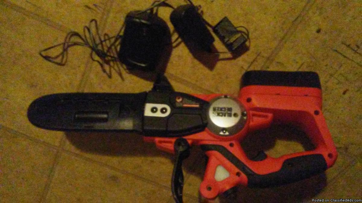 Black and Decker 18v chainsaw new, 0