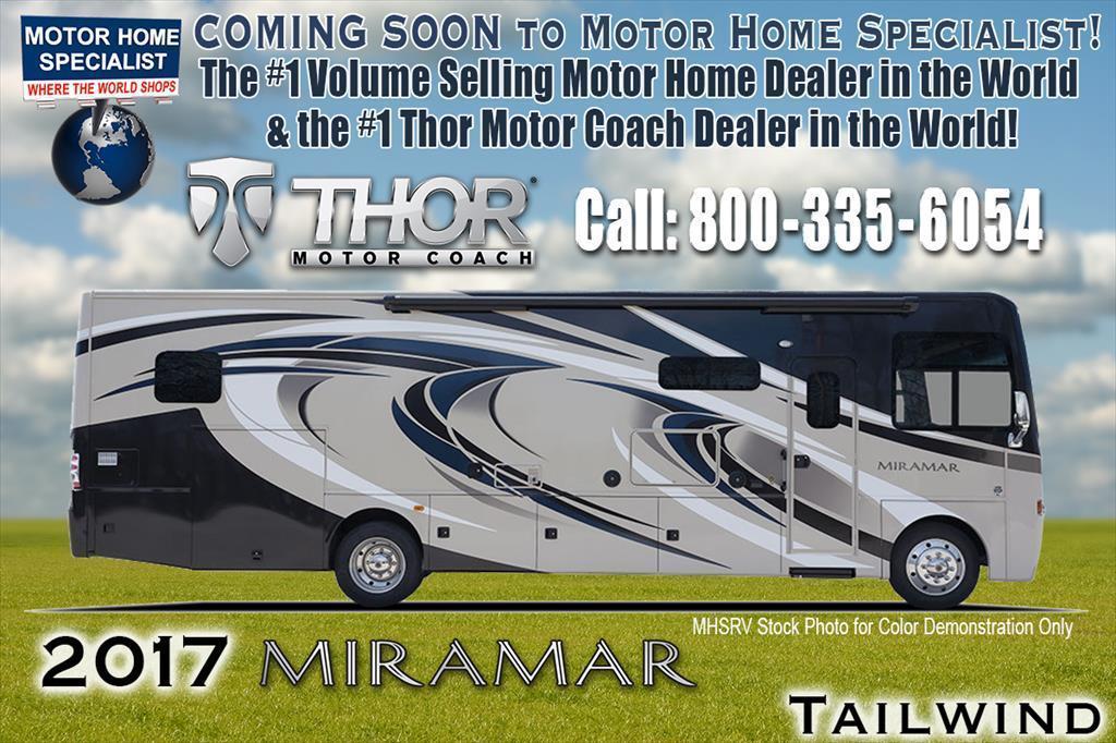 2017  Thor Motor Coach  Miramar 34.1 Bath & 1/2 RV for Sale W/Th