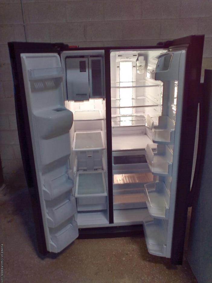 Samsung side by side refrigerator, 1