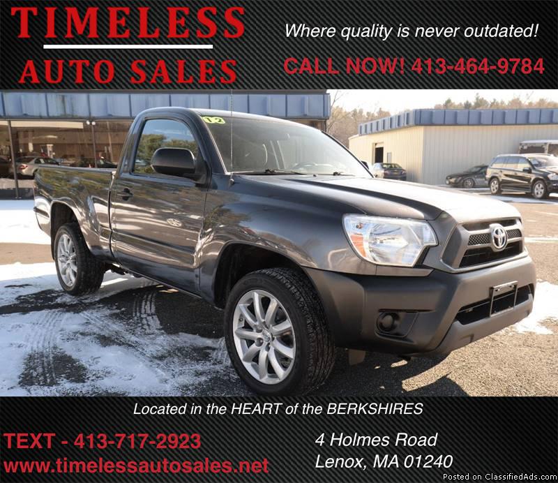 2012 Toyota Tacoma 4x2 2dr Regular Cab 6.1 ft SB 4A! ONE-OWNER!! ONLY 10K...