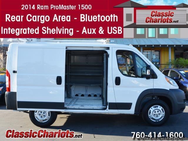 Used 2014 Ram ProMaster 1500 Cargo Van for Sale in San Diego - Stock # 14056R