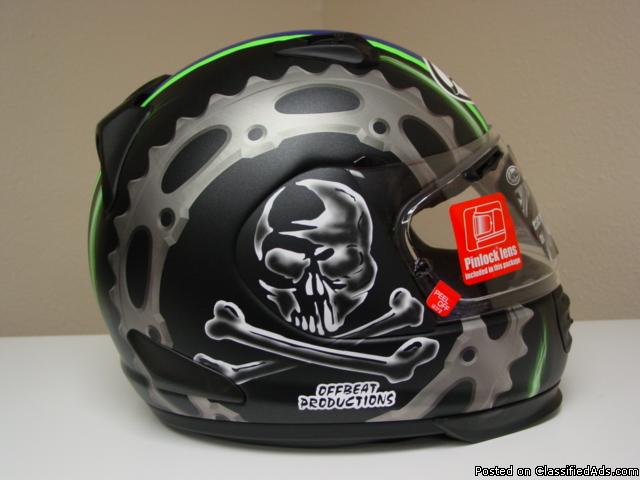 Arai Defiant Jolly Roger Snell M2015 Motorcycle Race Helmet X-Large, 2
