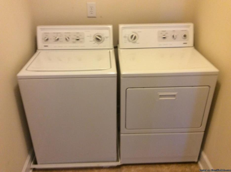 Sears Kenmore washer and dryer, great condition. 7yrs old not used for 3 yrs.