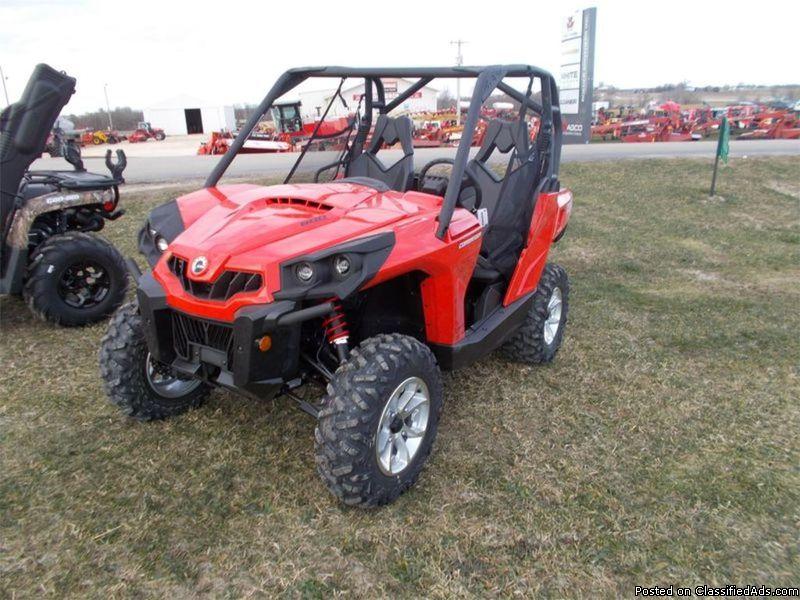 SALE! NEW 2017 Can-Am Commander 800R UTV in Viper Red, stock #1815  BEST PRICE...