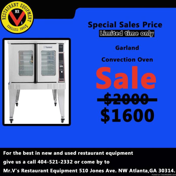 Garland Convection Oven, 0