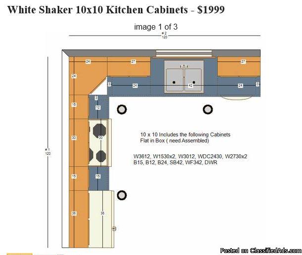 Kitchen Cabinets (In Stock) ship anywhere, 1