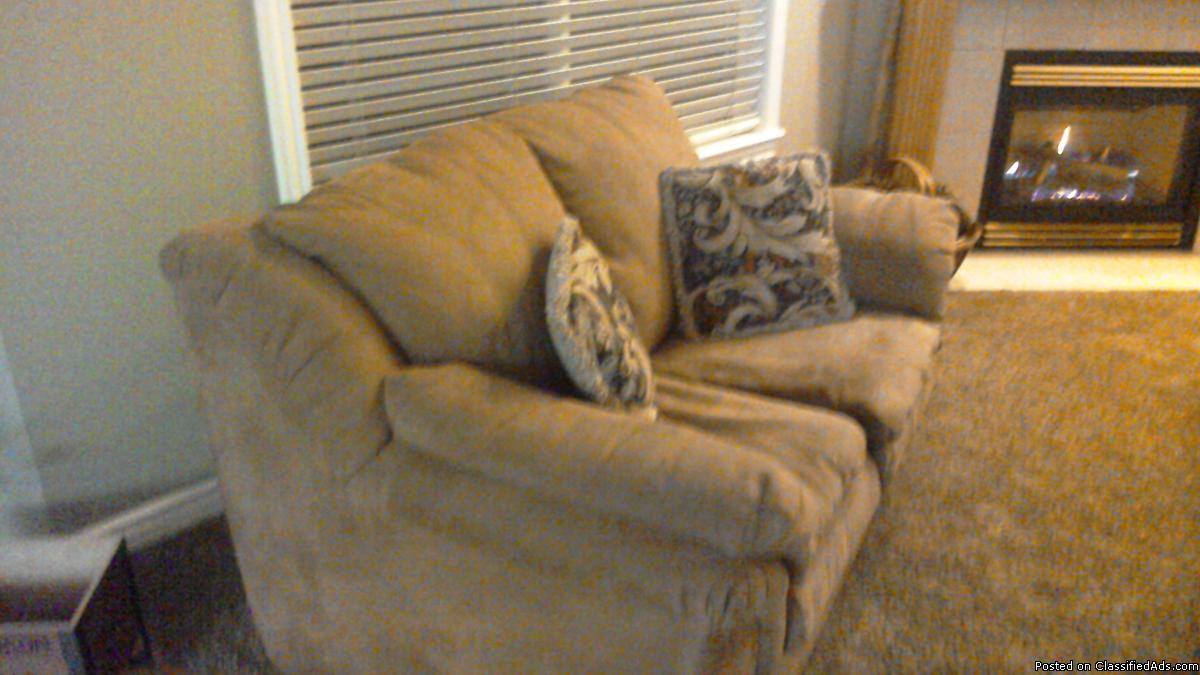 Couch and love seat, 3
