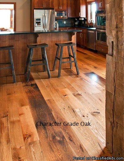 Beautiful unfinished Antique Oak Hardwood Flooring $ 5.00 + shipping/handling