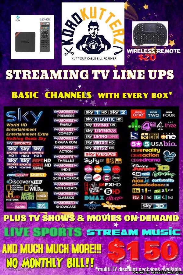 ****STOP PAYING FOR CABLE OR SATELLITE TV!! STREAM TV!!***