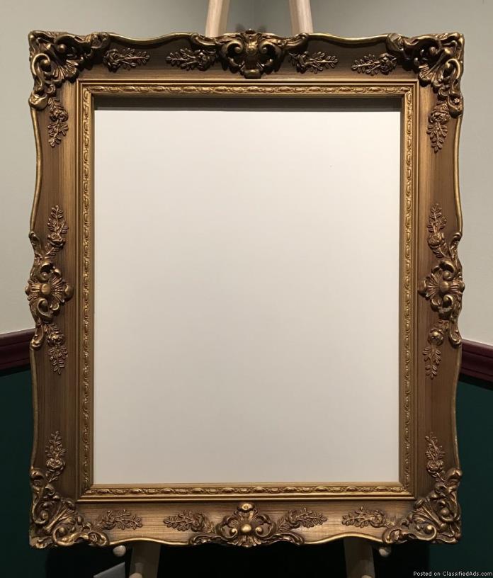 Ornate gold wooden frames for 16x20 pictures, 0