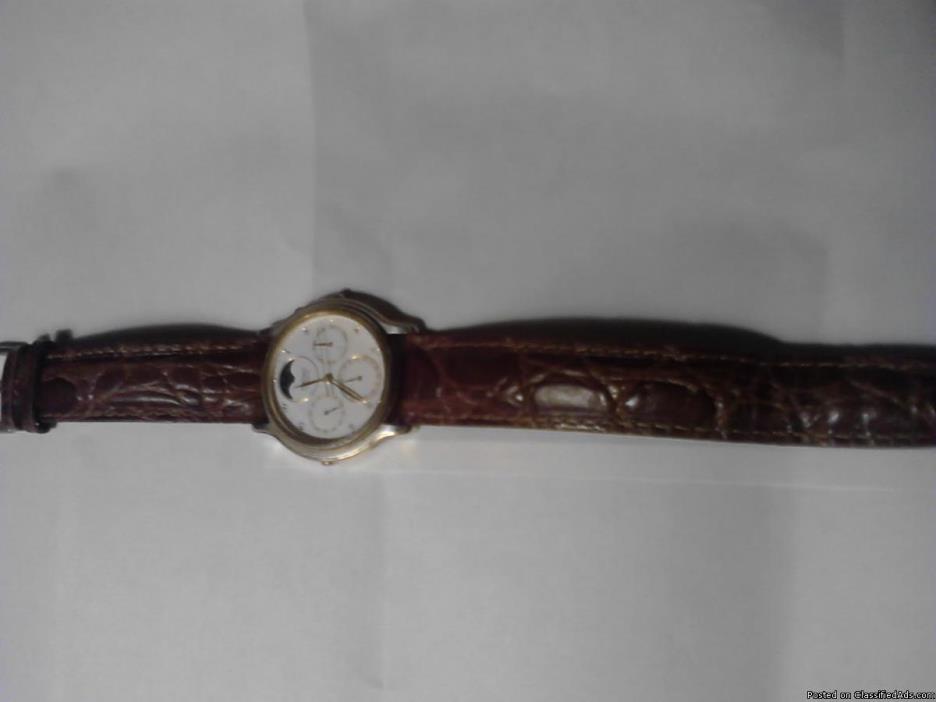 Men's Vintage Seiko Moon Phase Quartz watch