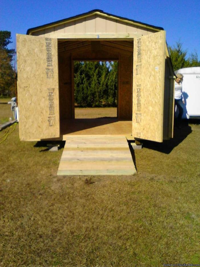 sheds 10x12 buildings built on your lot no money down, 1