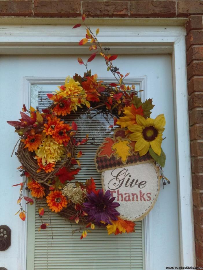 Fall wreath, Reduced, 1