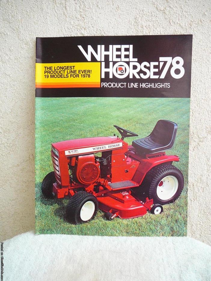 Classic  WHEELHORSE  Garden Tractor  D-250  Repair Manual, 3