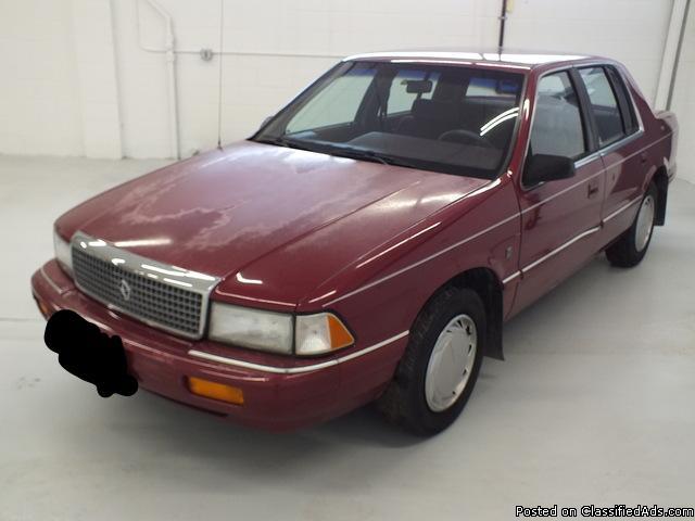 1990 Plymouth Acclaim Good on Gas Only $1,200, 1