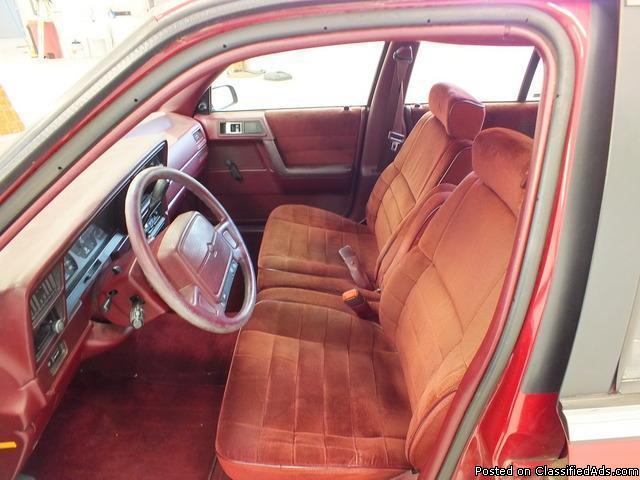 1990 Plymouth Acclaim Good on Gas Only $1,200, 3