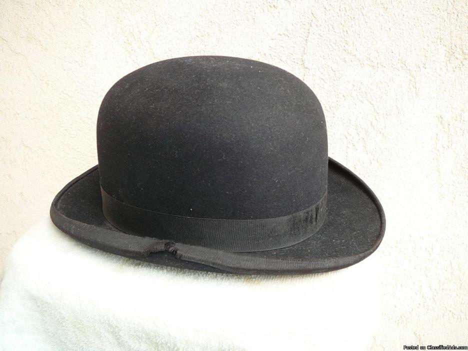 Vintage  DERBY  Bowler Hat  ( 7 ½ )