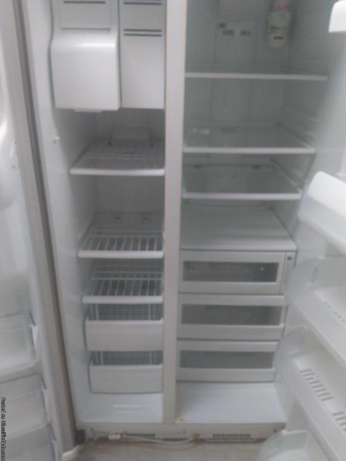 Samsung Stainless Steel Side by Side Fridge, 1