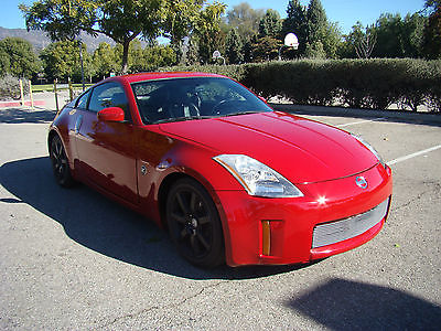 2006 Nissan 350Z Touring 2-Door Sports Coupe 2006 Nissan 350Z Automatic Touring Coupe Red BOSE 6CD Power Leather HID LOADED