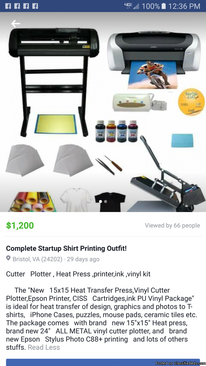 I complet shirt printing kit!