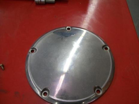 HARLEY 5 HOLE DERBY COVER POLISHED 60767