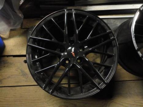 C6 Corvette ZR1 black wheels, 0