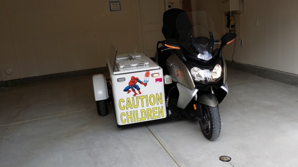 BMW Ice Cream Truck/Motorcycle/Sidecar - $35000