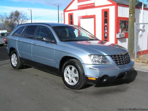 2234 IT BLUE IT BIG AND ITS YOUR FOR SURE:2005 CRYSLER PACIFICA BIG ENOUGH FOR...