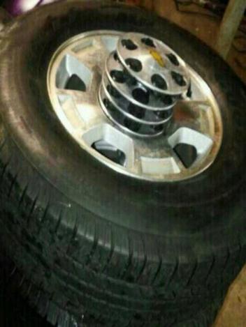 Goodyear tires Chevy rims