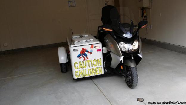 BMW Ice Cream Truck/Motorcycle/Sidecar - $35000
