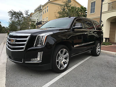 Cadillac : Escalade PREMIUM 2015 cadillac escalade premium with kona leather loaded only 8 k miles flawless