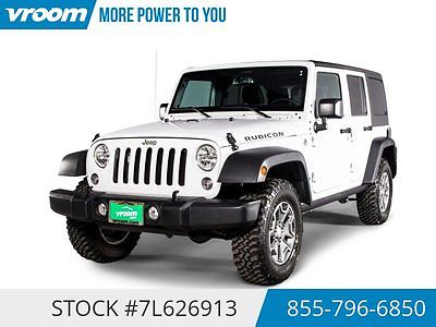 Jeep : Wrangler Rubicon Certified 2015 2K MILES 1 OWNER 2015 jeep wrangler unltd 2 k miles bluetooth usb hardtop 1 owner clean carfax