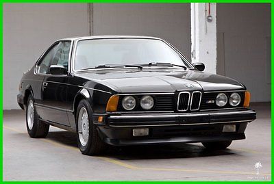 BMW : M6 M6 (E24) 1987 bmw m 6 e 24 120 342 miles 2 owners black on black 5 mt
