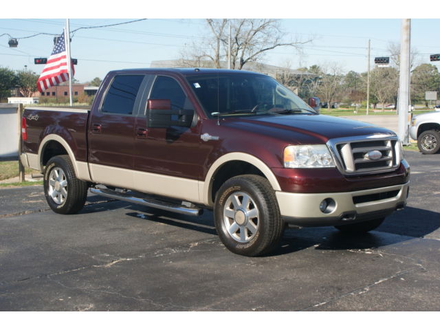 Ford : F-150 4WD SuperCre 4 x 4 king ranch automatic 5.4 liter leather sunroof nav rear camera bedliner
