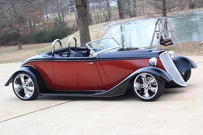 Ford : Other ROADSTER COUPE HOT ROD 1933 ford roadster hot rod supercharge ssvt v 8 6 speed manual hard top shipping