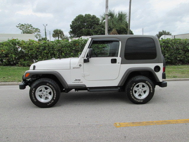 Jeep : Wrangler 2dr Sport 2006 jeep wrangler 4 x 4 hard top automatic florida suv clean 38 k miles