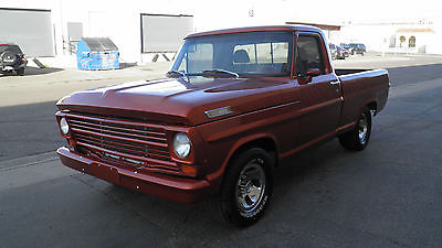Ford : F-100 1968 ford f 100 shortbed pickup truck 460 ci v 8 61 k actual miles
