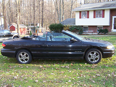 Chrysler : Sebring Convertible Limited  2000 chrysler sebring convertible