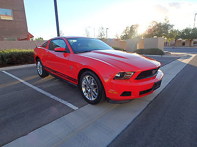 Ford : Mustang PONY 2012 ford mustang v 6 red automatic pony pkg clean nice 2011 2013 2010