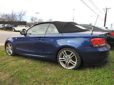 BMW : 1-Series 135i 135 i 1 series low miles 2 dr convertible gasoline 3.0 l straight 6 cyl blue