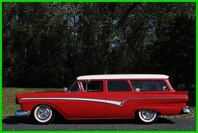 Ford : Fairlane 1957 Ford Country Wagon Resto Mod THUNDERBIRD V8 1957 ford country wagon 312 v 8 high quality wagon trades ok bring offers