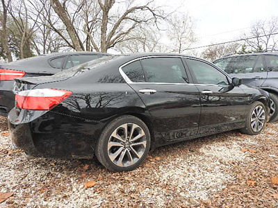 Honda : Accord 4dr I4 CVT Sport 4 dr i 4 cvt sport honda accord sedan low miles gasoline 2.4 l 4 cyl crystal black