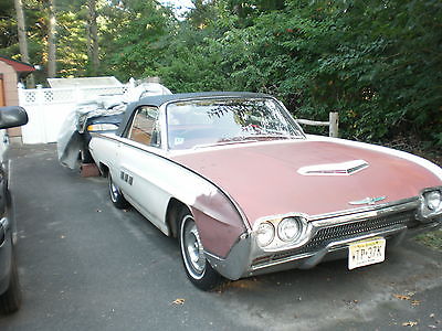 Ford : Thunderbird CONVERTIBLE 2DR 63 ford t bird all original 1 owner car all original documents